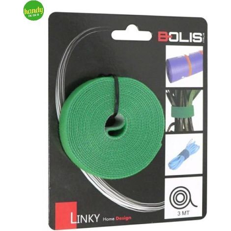 Nastro a Strappo Linky Bolis Italia 300cm Verde (1/4)