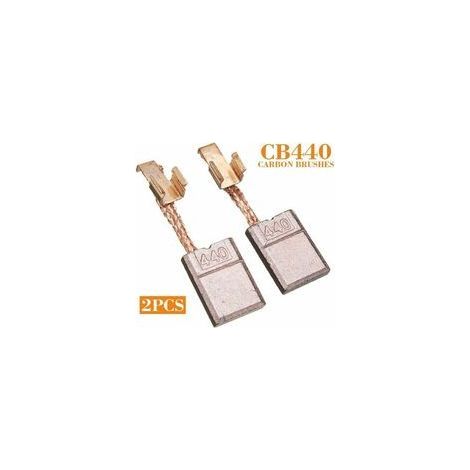 Balais De Charbon Moteur Charbons Pour Makita Cb-440 18 Dhp456, Ddf456, Bdf452, Dtd14 (1/5)