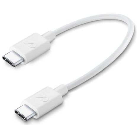 Cellularline Power Cable 15cm - USB-C to USB-C (1/2)
