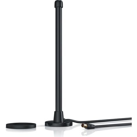 Aplic DVB-T2 digitale Stabantenne mit stabilem Magnetfuß bis zu 6 dBi / hohe Empfangsleistung (1/5)