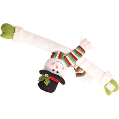 Attaches rideaux mignonnes à pince déco cartoon pour tentures fête chambre salon version bonhomme de neige (1/5)