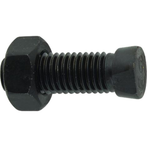Bullone conico per aratro con dado M14x2 classe 12.9 testa conica per aratro 1445KV