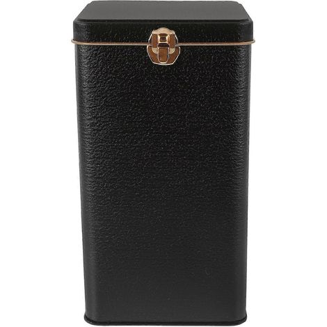 Boîte à thé en fer-blanc, bocal de rangement pour thé en vrac, récipient portable pour thé. (1/4)