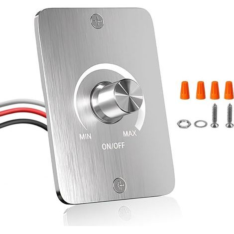 Dimmer LED PWM DC 12V, 5A, Controller di luminosità regolabile, facile da installare per camper, rimorchi e case, silenzioso e senza sfarfallio (1/5)