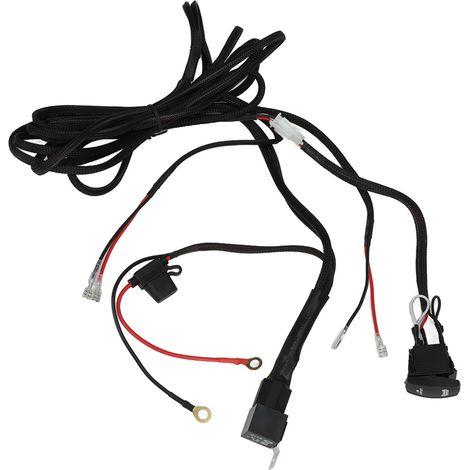 Kit de faisceau de câbles pour barre LED 16AWG 12V étanche, interrupteur à bascule 5 broches marche/arrêt, robuste pour 4x4 SUV Pickup (1/5)