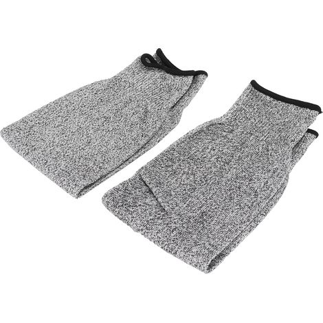 1 Paire de Manches Anti-Coupures Niveau 5, 45 cm, pour Jardinage et Protection des Bras