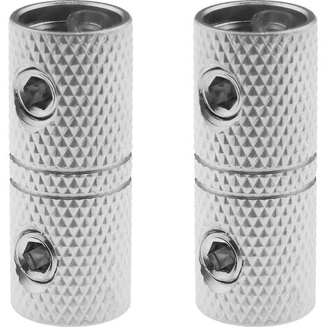 Pack of 2 waterproof metal replacement cable connectors for heavy-duty 4-6 AWG connectors (1/5)