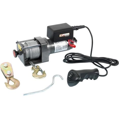 Trade Shop - WINDENWINDE 12V STAHLSEIL FERNBEDIENUNG MAX 1134KG MOD.PE12V-2500 -