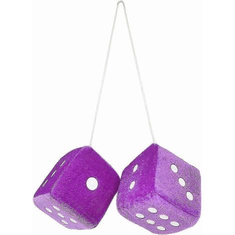 Ornement pendentif pour rétroviseur intérieur de voiture, accessoire de voiture sur le thème de l'anniversaire ou du Nouvel An, modèle de dé artisanal (1/5)