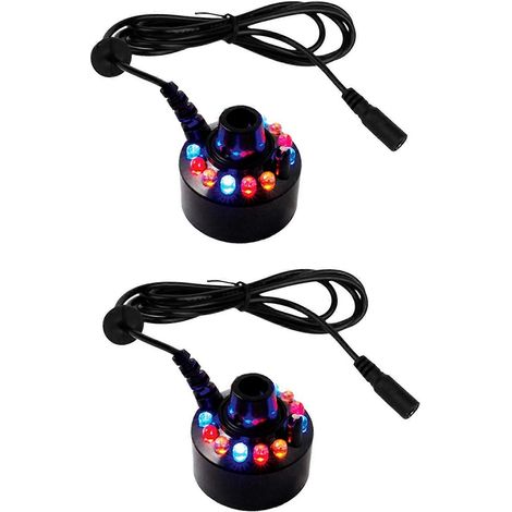 Lot de 2 Mist Maker, intérieur Fountain Mister Foggers, petit Pond antibrouillard Machine Atomizer air Humidifier pour Halloween, Christmas (1/5)