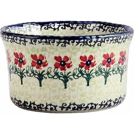Bol à dessert en céramique de 10 cm, peint à la main, compatible micro-ondes et lave-vaisselle, 1 pièce, motif Petit Jardin (1/5)