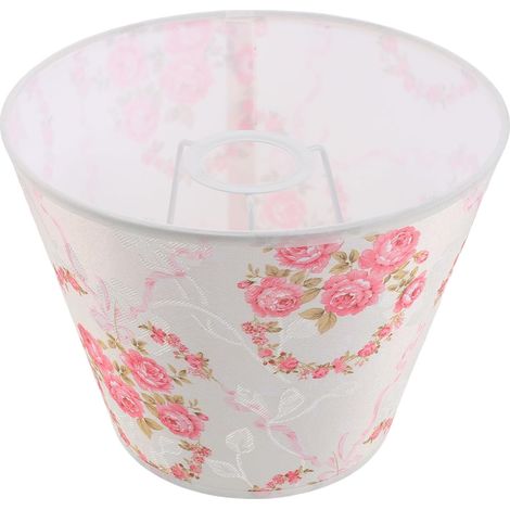 Abat jour Unomor rose en tissu souple pour suspension motif (1/5)