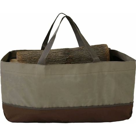 Porte-bûches et Sac fourre-Tout de qualité supérieure paniers de Stockage de bûches Robuste et Extra Large Idéal pour cheminées poêles à Bois Bois à brûler Camping Plage 600D Oxford (1/4)