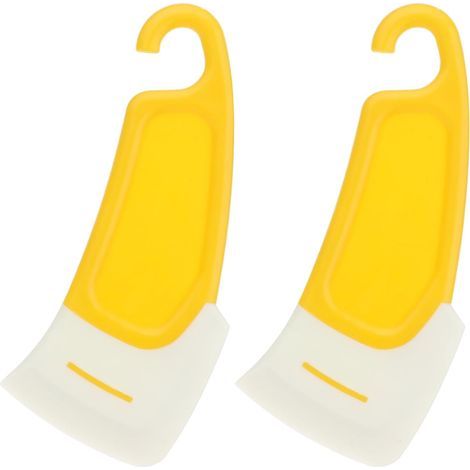 Spatule plate en acier inoxydable, ensemble de 2 spatules plates, outils muraux, plaques de plâtre, finition, spatule de lissage, lames de lissage flexibles pour le plâtrage des murs (15 x 6 cm) (1/5)