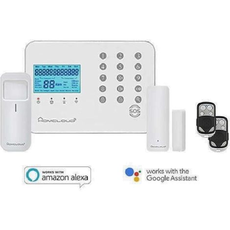 Kit Antifurto Wireless 10P Wi-Fi + Gsm Pro (Wl-Ak99Cst) (1/6)