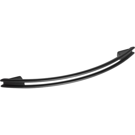 Schubladengriff Himalia Möbelgriff LA 128 B 170 mm Zinkdruckguss schwarz matt