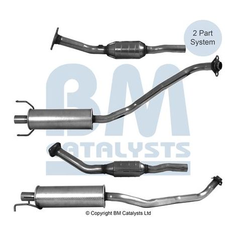 Catalyseur BM Catalysts BM91604H TOYOTA 174100D320 174100D330 1741022490
