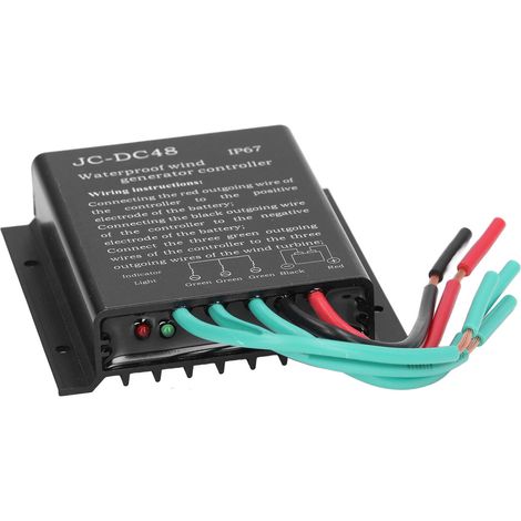 48V Wasserdichter Windturbinen-Laderegler, Batterie-Generator-Regler, Regelungszubehör, IP67-Schutzart, für Heimsysteme. (1/5)
