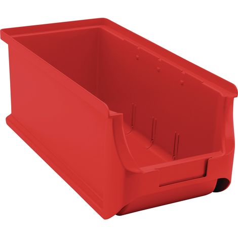 Cassetta di stoccaggio professionale-Plus L320xP150xH125mm PP rossa