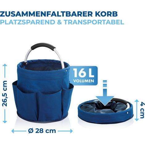Maximex Universal Reinigungs-Caddy, Putzcenter, Blau, Blau, Polyester blau, Aluminium silber (1/5)
