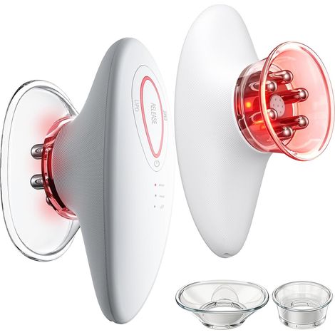 Masseur Anti Cellulite à Ventouse Électrique, Palper Rouler, Lifting EMS et Thérapie par Lumière Rouge Minceur Aspiration Liposuccion Raffermissement,pour Visage,Ventre,Cuisse,Jambes,Bras (1/5)