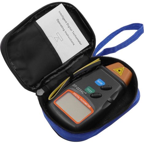 SABIR Jauge de Vitesse du Moteur tachymètre tachymètre Photo Laser LCD numérique sans Contact (1/5)