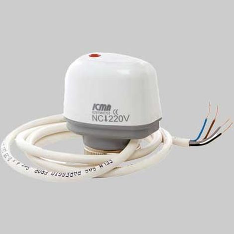 Contrôle électrothermique avec microswitch pour vannes de zone Icma 30X1,5 - 230 volts