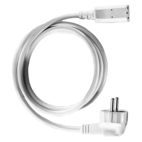 BACHMANN Cable de alimentación H05VV-F 3G0.75 2,0m gris 30/35 C13, 351.984