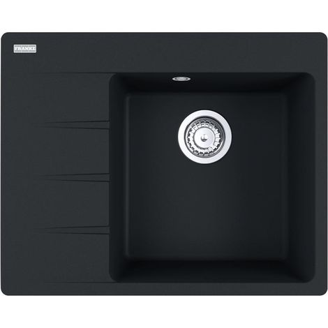 Franke Einbauspüle Centro CNG 611-62 A Fragranit Black Matt Becken rechts (1/3)