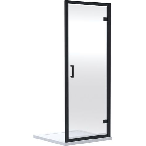 1900 x 800mm Hinged Shower Door - V-HNGE80BP-6 (1/2)