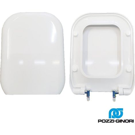 Copriwater Q3 Pozzi Ginori termoindurente bianco Soft Close Originale (1/4)