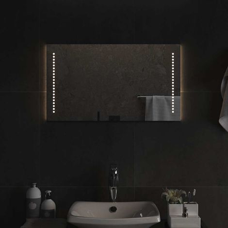 vidaXL Espejo de baño con LED 70x40 cm (1/5)