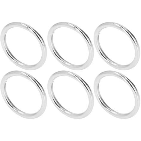 20 Anneaux en Acier 4x32mm pour Bricolage, Idéaux pour Assemblage et Fixation DIY (1/5)