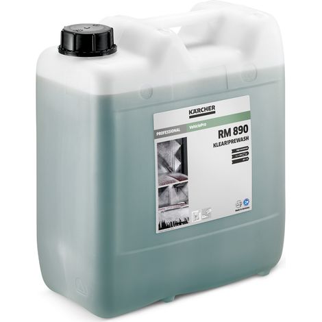 KARCHER Prelavage VehiclePro Klear PreWash RM 890 62960030, Bidon de 10 L, pH 12, Elimine Saletes Routieres et Graisses, Formule Alcaline Conforme VDA (1/2)
