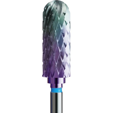 Hartmetallfräser für Hybrid, Gel und Acryl mit Chamäleonbeschichtung - Standardrolle