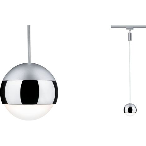 Paulmann Capsule II Lampada per sistema su binario URail LED a montaggio fisso 6 W LED (monocolore) Cromo (opaco), Crom (1/4)