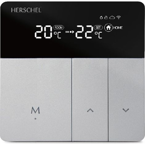 Herschel iQ T-MKS Mains Powered WiFi Thermostat Silver