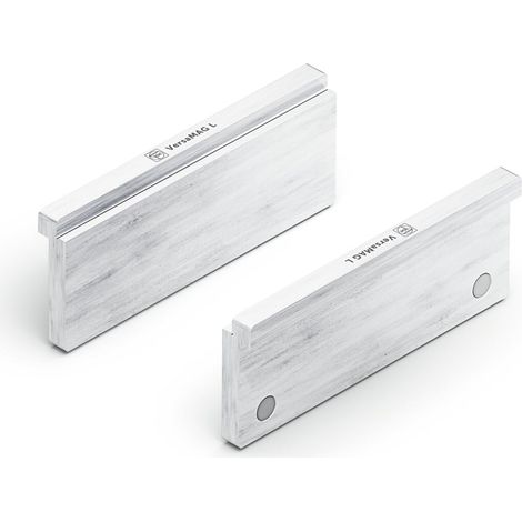 Par de mordazas protectoras de aluminio fino (B) en bruto 150 mm FEIN VersaMAG L - 99100001364 (1/2)