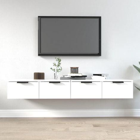 Wall Cabinets 2 pcs White 68x30x20 cm Engineered Wood vidaXL (1/5)