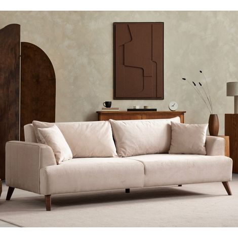 3-Sitzer-Sofa Buhara Ecru (1/5)