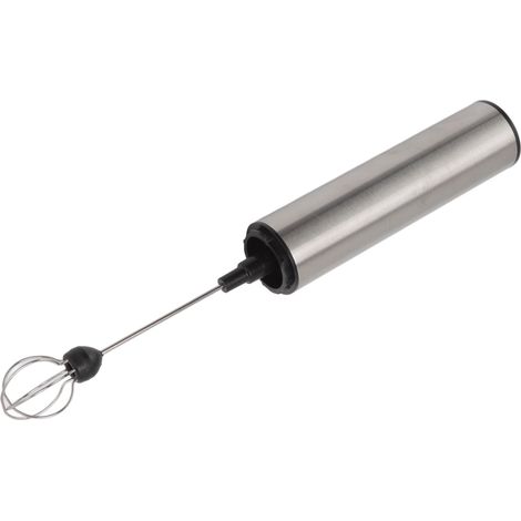 Mini mixeur électrique portable automatique en acier inoxydable avec mousseur à lait amovible pour la cuisine à domicile
