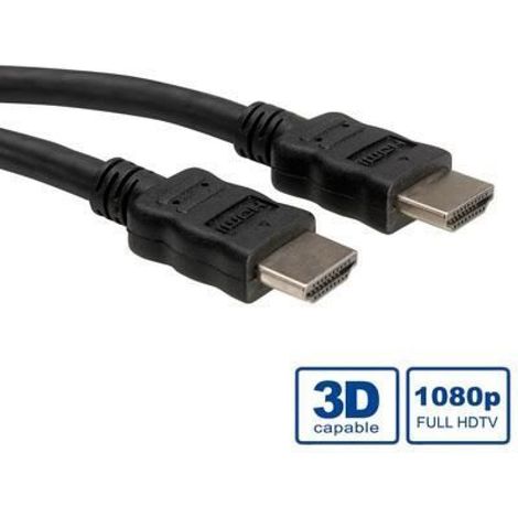 Câble HDMI Haute Vitesse avec Ethernet 3m - 4K - Blindé - Noir