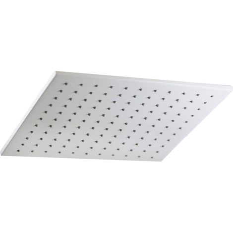 Rociador de ducha cuadrado 200 x 200 en color blanco mate Paffoni SYNCRO ZSOF075BO Blanco mate (1/2)