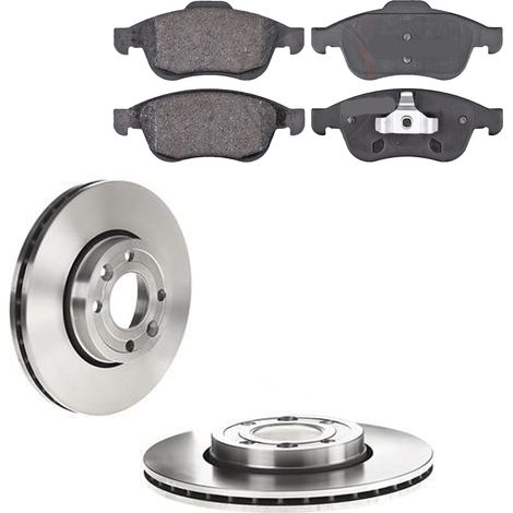 KIT FRENI ANTERIORI compatibile con DACIA DOKKER (KE) - DISCHI + PASTIGLIE OEM: FDB4180, FDB1617 / 16924 , 18155 /SOSTITUZIONE DIRETTA/BASSA POLVERE/SILENZIOSO (1/5)