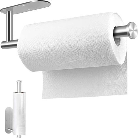Toilettenpapierhalter, Edelstahl-Taschentuchhalter, Handtuchhalter, selbstklebender oder bohrbarer Rollenhalter