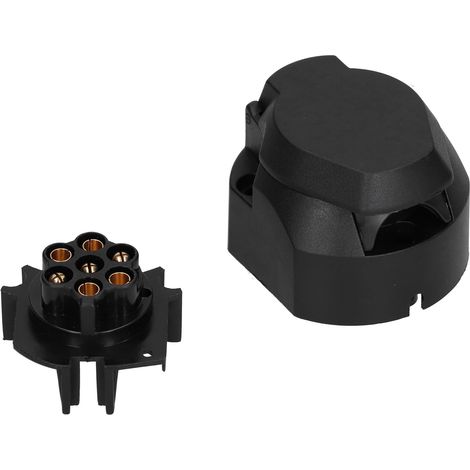 Adaptateur 7 Broches Européen Étanche pour Prise Électrique Remorque Camping-Car Véhicule Utilitaire (1/5)