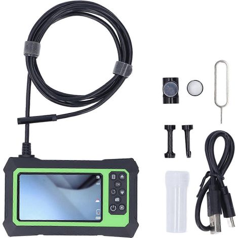 Endoskopkamera, IP67 wasserdicht, 4,3 Zoll, 8-mm-Objektiv, 1080p, biegsames Endoskop für Wartungsarbeiten, 2 m / 6,56 Fuß