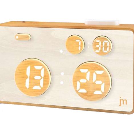 Lowell JD9532 sveglia Sveglia digitale Legno