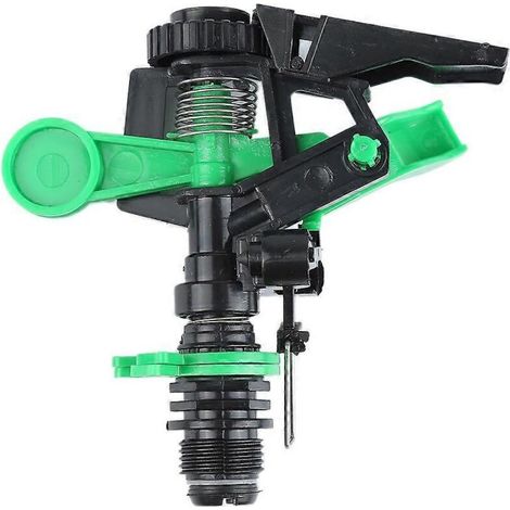 Arroseur rotatif à 360 degrés avec filetage extérieur de 1/2 pouce pour l'agriculture, l'irrigation des pelouses et des jardins.-AquaForge (1/5)