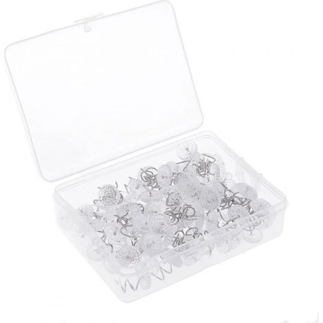 Spiral Pin - 304 Stainless Steel - Transparent Body - Precision Spiral Design - For Sewing Quilting Crafting - 20 pcs (1/5)